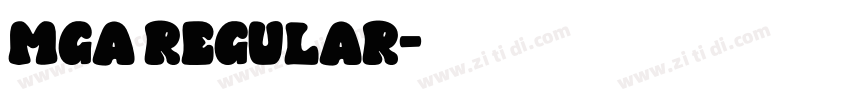 Mga Regular字体转换
